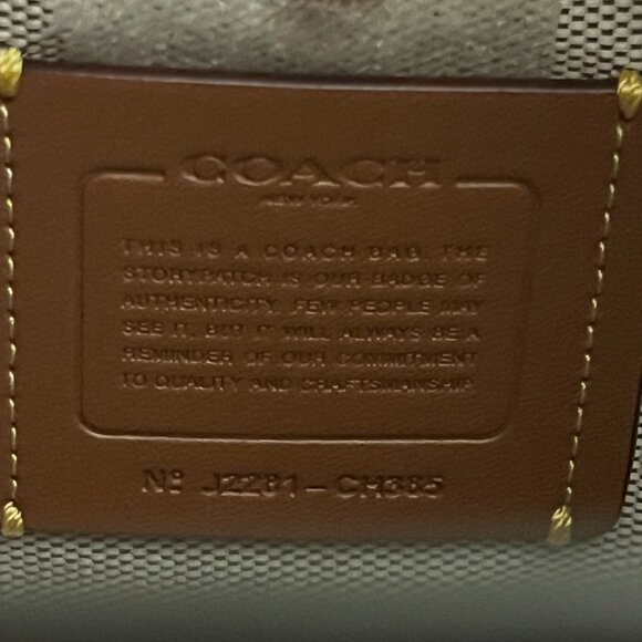 NWT!! Coach Rogue 20 in Plaid - RARE!!! - Picture 5 of 5